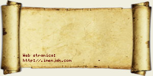 Tijana Terzić vizit kartica